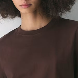 Camiseta Básica Lisa para Mujer, Algodón Premium Transpirable, Uso Diario Informal, Precio de Fabricante para Compradores Mayoristas, Ropa Casual 2026 - Product Image 2