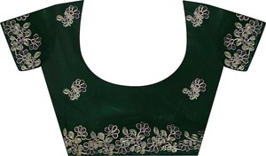 Sari moderne pour femme en tissu satiné doux avec broderie de sequins et motif en relief, séchage rapide, toutes saisons, idéal pour mariages et occasions festives - Product Image 6