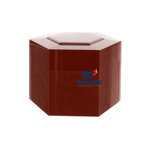 Premium LACADO MADERA PET CREMACIÓN CAJA LACADO URNA PARA CENIZAS Mayorista Vietnam Fabricante Acabado de alta calidad - Product Image 2