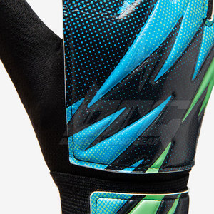 Football Goalkeeper <b>Gloves</b> with Customized Logo Custom German Contact Latex Palm High Grip Training Match OEM Factory - Product Image 6