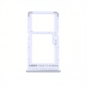 Bandeja para tarjetas Sim y Micro SD para Xiaomi Poco M3 Pro Silver - Product Image 2