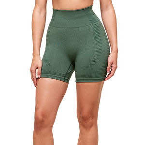 Shorts de Yoga Lisos 2026, Shorts Deportivos Transpirables para Gimnasio y Fitness, Compresión Atlética, Cintura Alta, Personalizados, Sin Costuras, para Mujer - Product Image 1