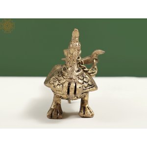 Petite boîte de paon en laiton de 2 \ "faite à la main Article unique de décoration pour la maison - Product Image 3