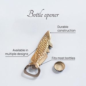Stainless Steel Fish <b>Bottle</b> <b>Ocean</b>-Inspired Beer <b>Bottle</b> Opener Heavy Duty Bar Tool for Kitchen Home Bar Par - Product Image 3