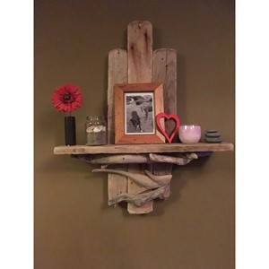 Handcrafted Driftwood <b>Wall</b> Shelf - Rustic Wooden <b>Wall</b> <b>Decor</b> - Wholesale - Product Image 4