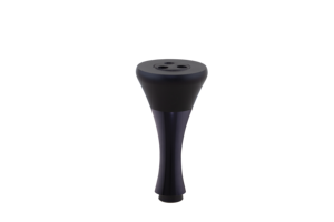 Pied de canapé conique moderne en aluminium, bicolore noir soyeux et or rose PVD, pieds de meuble, support de canapé, quincaillerie de mobilier - Product Image 4
