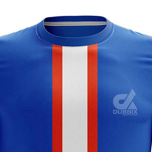 บริการผลิตเสื้อฟุตบอลแขนสั้นแบบ OEM ระบายอากาศได้ดี ทรงเข้ารูป เหมาะสำหรับฝึกซ้อมและแข่งขัน  ลดราคา - Product Image 6