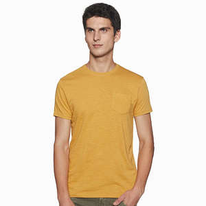 เสื้อยืดผู้ชาย OEM ยอดนิยม 170 GSM คอกลม แขนสั้น เสื้อแฟชั่นผู้ชาย พร้อมขนาดที่กำหนดเองได้ - Product Image 1