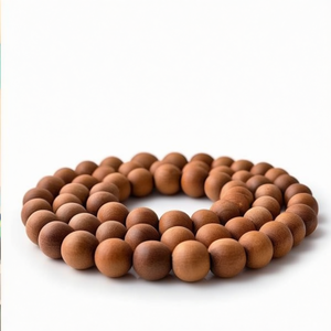 Perles artisanales en bois de qualité supérieure, perles d'espacement en bois naturel pour accessoires de bracelets et colliers faits à la main - Product Image 2