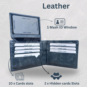 Cartera de Cuero Genuino para Hombre, Diseño Simple, Hecha en Pakistán, Mejores Carteras de Cuero, Superventas 2026 - Product Image 5