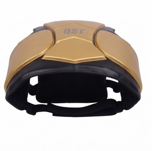 Protector de Pecho para Boxeo QST, Cuero PU, Dorado y Negro, Equipo de Protección para Entrenamiento de MMA, Muay Thai, Karate, Nuevo Diseño, Colores Personalizados - Product Image 6