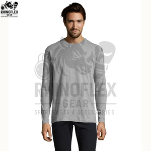 เสื้อยืดแขนยาวผู้ชาย ผ้าฝ้าย 100% คุณภาพสูง ผสมโพลีเอสเตอร์  รับสกรีนโลโก้ เสื้อยืดแขนยาวลายเรียบ - Product Image 2