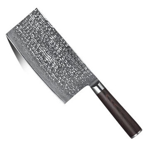 Custom Damascus Chef <b>Kitchen</b> <b>Knife</b> Rose Wood Handle Strong Grip <b>Sharp</b> Cleaver Butcher's Eco-Friendly - Product Image 2
