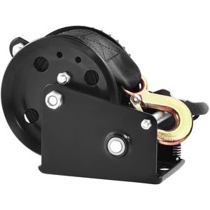 Verricello Manuale 12V DC, Capacità 1200 Libbre, 23 Piedi, Verricello per Rimorchio Barca Resistente con Cricchetto Bidirezionale e Cinghia in Poliestere - Product Image 6