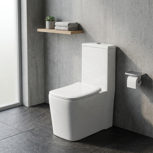 Inodoro Cerámico de Una Pieza de Alto Rendimiento con Sifón y Taza Alargada para la Infraestructura Sudamericana - Product Image 6