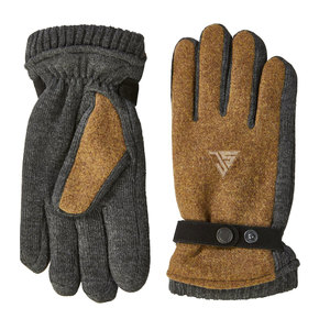 Men's 100% <b>Wool</b> Gloves Twin Colors Three-Way Touch Screen Winter Warm Riding Gloves Casual Cross-Border Foreign Trade - Product Image 2