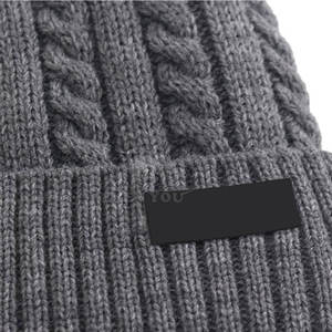 Nouveau design, bonnets 100% laine à bas prix, service OEM, vente en gros, bonnets sur mesure - Product Image 4