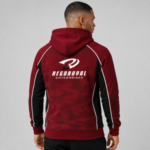 Sweat-shirt à capuche personnalisé pour homme, en polaire doux, chaud et décontracté, avec capuche réglable et poche kangourou, idéal pour le sport, le streetwear et le quotidien - Product Image 2