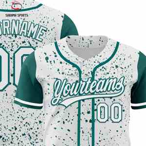 Camiseta de Béisbol Sublimada Personalizada de Alta Calidad para Hombres y Niños, Camisetas Deportivas para Equipos, Diseño Personalizado OEM - Product Image 2