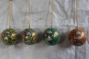 Factory Hot New Design Classic Round Wood <b>Sequined</b> Cover 8 cm 10 cm 12 cm Different Sizes Christmas Interior Design DIY Pattern - Product Image 3