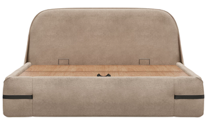 Modern Upholstered Velvet <b>Bed</b> Frame <b>Queen</b> <b>Size</b> Soft <b>Bed</b> with Quilted Headboard and Footboard - Product Image 3