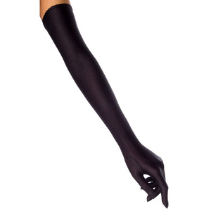 Guantes Largos de Satén Elásticos para Mujer, Estilo Flapper, Negros, Blancos y Rojos, para Disfraz Clásico de Ópera, Hasta el Codo y la Muñeca, ¡Gran Oferta! - Product Image 1
