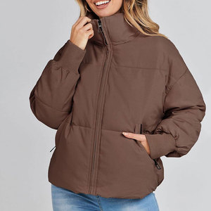 Chaqueta Acolchada Personalizada de Nuevo Estilo con Cierre de Cremallera, de Alta Calidad, Impermeable, Resistente al Viento y con Forro Suave para Mujer - Product Image 5