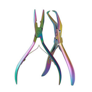 Premium Stainless Steel Plastic Hair <b>Extension</b> Plier Kit Micro Link Nano <b>Beads</b> Feather Regal Impex - Product Image 6