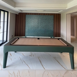 Table de billard de luxe moderne de style Negroni avec tapis synthétique haute vitesse, taille personnalisable pour la maison, l'hôtel, le club - Product Image 2