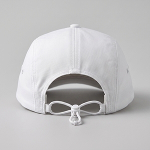Gorra Deportiva Blanca de 5 Paneles, de Nailon, Transpirable, Impermeable y Ajustable, para Correr, Viajes y Actividades al Aire Libre - Product Image 3