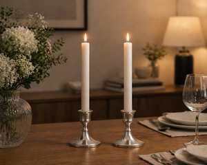 Beautiful Candle Holder Decorative Accent Piece for Room Decoration Stands Ambient Glow Ideal for Dining <b>Tables</b> Candle Stands - Product Image 1