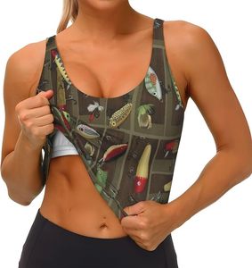 Haut de sport Fishing Bra, coupe confortable, conçu pour la pêche en plein air et les mouvements quotidiens - Product Image 1