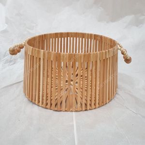 BAMBOO JOINERY COLLECTIVE Cesta de Bambú para Almacenamiento, Bandeja de Bambú para Organización del Hogar - Product Image 3