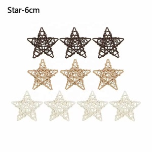 Article d'étoile de rotin pour la décoration de Noël en gros du Vietnam Adorable décoration d'arbre faite à la main tenture murale - Product Image 3