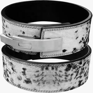 Ceinture de musculation en cuir de vachette 13 mm d'épaisseur pour l'entraînement, le fitness, les squats et la musculation en salle de sport - Product Image 5