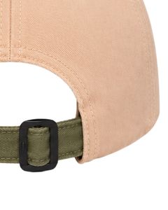 Manufacturer Custom Peach Beige And Olive Green Two Tone Baseball Cap Adjustable Unisex Cotton Casual Sports Outdoor Fashion <b>Hat</b> - Product Image 6