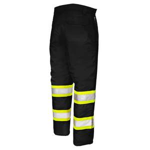 Soban Custom High Visibility Durable Polyester Unisex Safety <b>Work</b> <b>Pants</b> <b>Cargo</b> Trousers Reflective Tape Tool Pockets Knee Pockets - Product Image 4