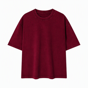 Camiseta de Manga Corta para Hombre, Corte Regular, Cuello Redondo, Informal, Tejido de Punto, 100% Algodón Jersey, 270g, Estilo Urbano, Ecológica, de Secado Rápido - Product Image 2