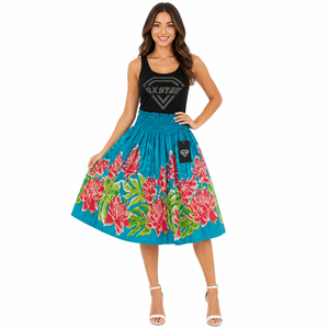 Robe longue florale personnalisée pour femme, style hawaïen, automne, plage tropicale, vacances, décontractée, légère, 100% coton, prix abordable - Product Image 1