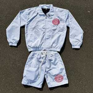 High Quality Windbreaker Panel Work <b>Nylon</b> Men <b>Jogger</b> Lightweight Outdoor Windbreaker Shorts Sets - Product Image 3
