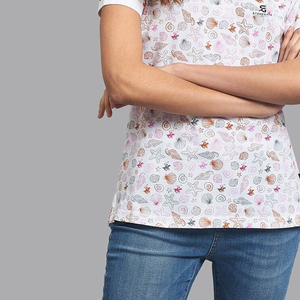 Solid Pattern <b>Women's</b> <b>Polo</b> Shirt Cotton Short Sleeve Knitted Casual Breathable <b>Top</b> Button Up Summer Wear 2026 <b>Women</b> Casual <b>Polo</b> - Product Image 5