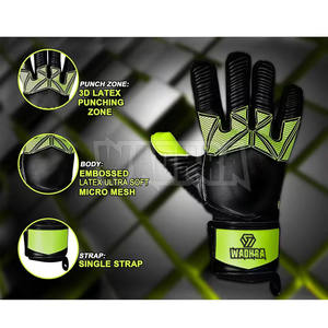 Gants de gardien de but de haute qualité, paume en latex antidérapante pour l'entraînement et les matchs de football, performance de préhension forte - Product Image 6
