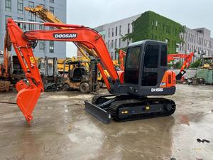 Usado más vendido Doosan Dh55 Mini Corea Excavadora Hidráulica Mini Crawler Dh55 Excavadora con componentes centrales para la venta - Product Image 4