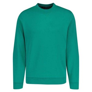 Suéter de Cuello Redondo para Hombre, Corte Regular, Color Sólido, Estilo Casual, Tejido, Manga Larga, Verde, para Otoño - Product Image 5