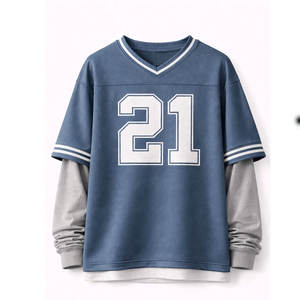 Maillot de football pour homme, léger, respirant, séchage rapide, idéal pour l'entraînement sportif, les séances de gym et les tenues décontractées. - Product Image 1