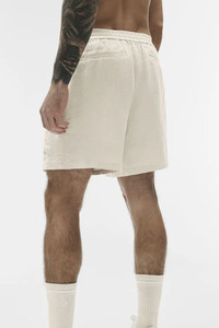 Shorts de basket-ball pour hommes 100% coton, maille respirante, séchage rapide, légers, écologiques, entraînement athlétique, gym, performance - Product Image 3