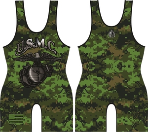 He She Wears Singlet de compression sublimé unisexe sans manches en polyester, motif lettres, bleu marine, pour la lutte et le fitness, coupe ajustée - Product Image 4