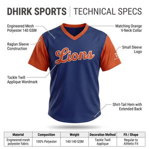 Camiseta de Béisbol Personalizada con Cuello en V, 100% Poliéster, Mangas Raglán, Ropa Deportiva para Equipos Escolares, Fabricante OEM ODM - Product Image 4