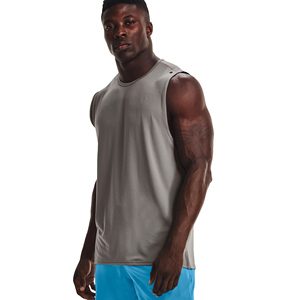 Polyester <b>Men's</b> Tank Top Loose Fit Round Neck Sleeveless Shirts Casual Streetwear Fashion Basic Tee Tank Tops <b>Singlets</b> <b>Men</b> Vest - Product Image 1
