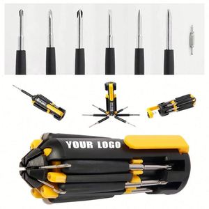 Promotional 8-in-1 Multi Functional Precision Screwdriver <b>Set</b> with LED Light Outdoor Tool Mini Screwdriver with Custom Logo - Product Image 1